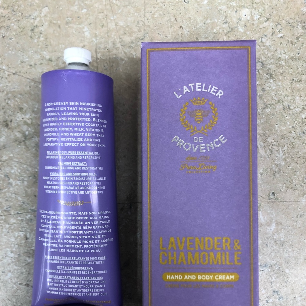 L’ Atelier De Provence Lavender and Chamomile Hand and Body Cream